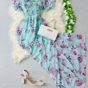 Vestido longo Floral